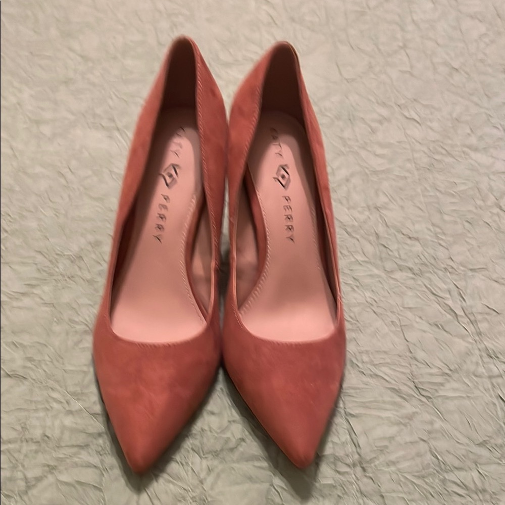 Katy Perry Women's Brown Suede Pumps